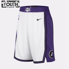 Los Angeles Lakers Kratke hlače Nike 2022-23 City Edition Swingman - Dječji